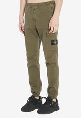 Stone Island Compass Patch Cargo Pants Green K2S153100033-S00L1-V0154
