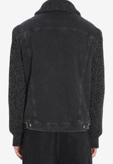Dolce & Gabbana Washed Denim Jacket Black G9BTPD-GJ701-S9001