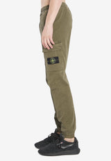 Stone Island Compass Patch Cargo Pants Green K2S153100033-S00L1-V0154