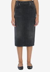 Haikure Kim Authentic Denim Skirt Black HEW08103-DF174-L0902