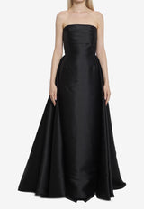 Solace London Tiffany Strapless Gown Black OS34030--BLACK