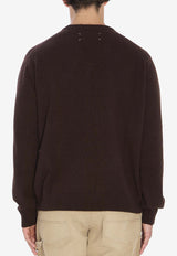 Maison Margiela Cashmere V-neck Sweater Brown S50HN0014-M13145-144M