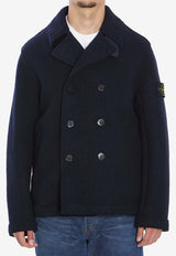 Double-Breasted Wool Peacoat