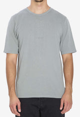Saint Laurent Embroidered Logo T-shirt Gray 818535-YBHD2-1467