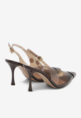 Diana 85 Slingback Plexi Pumps