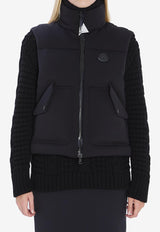 Moncler X EE72 by Edward Enninful Otis Zip-Up Vest Black K24031A00003-M6515-999