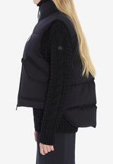 Moncler X EE72 by Edward Enninful Otis Zip-Up Vest Black K24031A00003-M6515-999