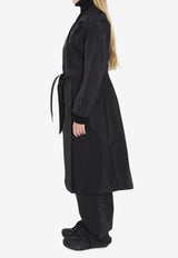 Moncler X EE72 by Edward Enninful Zake Waterproof Trench Coat Black K24031C00005-M6518-999