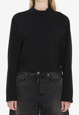 Moncler X EE72 by Edward Enninful Logo Patch Crewneck Sweatshirt Black K24038G00002-89AYC-999