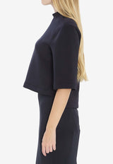 X Edward Enninful Asymmetric Cropped T-shirt