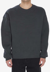 AMI PARIS Ami De Coeur Sweatshirt Gray USW755-749-020