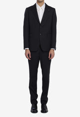 Tagliatore Wool Single-Breasted Suit Black 2FNJ22B01-060001-N5012