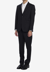 Tagliatore Wool Single-Breasted Suit Black 2FNJ22B01-060001-N5012