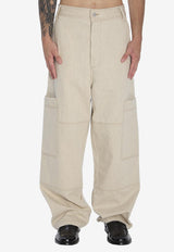 Jacquemus De-Nimes Carré Cargo Pants Beige PAM00541A-D00044-130