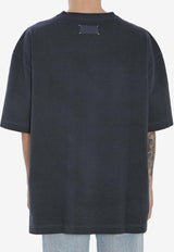 Maison Margiela Four Stitches Oversized T-shirt Blue S50GC0646-S23883-855