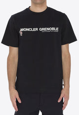 Moncler Grenoble Logo Print T-shirt Black K20978C00001-89AW1-999