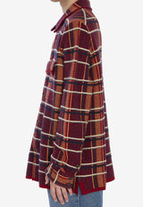 Guest In Residence Plaid Check Cashmere Shirt Multicolor U20210-JM-RUBCO