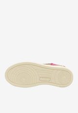 Autry Dallas Embroidered Suede Sneakers Brown ADLW--EY01