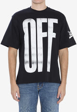 Off-White Big OFF Printed T-shirt Black OMAA120F25-JER00L-1001