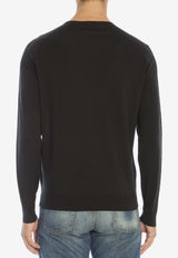 John Smedley Lundy Crewneck Sweater Black LUNDY--BLACK