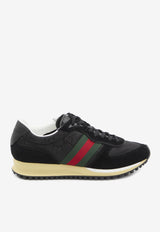 Gucci Re-Motion Lace-Up Suede Sneakers Black 832461-AAEW3-1042