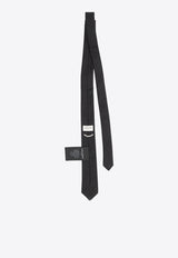 Saint Laurent Skinny Evening Tie Black 720095-3Y043-1000