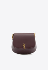 Saint Laurent Mini Voltaire Leather Shoulder Bag Burgundy 844299-AAFF9-6195