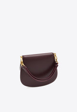 Saint Laurent Mini Voltaire Leather Shoulder Bag Burgundy 844299-AAFF9-6195