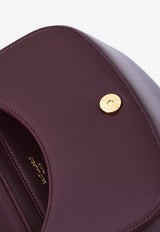 Saint Laurent Mini Voltaire Leather Shoulder Bag Burgundy 844299-AAFF9-6195