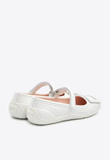 Roger Vivier Viv' Low Mary-Jane Ballet Flats White RVW79341780-91T-B001