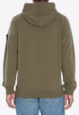 Stone Island Compass Patch Hooded Sweatshirt Green K2S156100029-S0A20-V0054