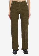 Saint Laurent Clyde Corduroy Pants Khaki 705103-Y29IA-3564