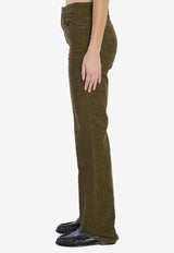 Saint Laurent Clyde Corduroy Pants Khaki 705103-Y29IA-3564