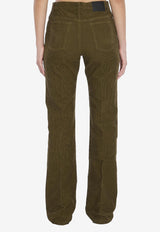 Saint Laurent Clyde Corduroy Pants Khaki 705103-Y29IA-3564