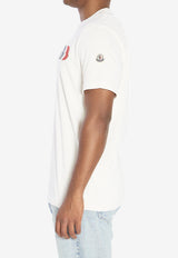 Moncler Logo Patch Crewneck T-shirt White K20918C00056-89AUG-034