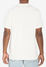 Moncler Logo Patch Crewneck T-shirt White K20918C00056-89AUG-034