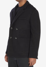 Barena Venezia Molena Lanoso Short Coat Black CSU5226-0458-590