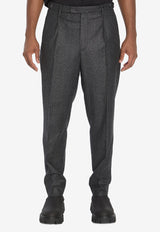 Barena Venezia Masco Bita Straight-Leg Pants Gray PAU5500-2510501-560