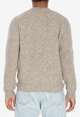 Barena Venezia Rolo Narci Crewneck Sweater Beige KNU5298-0505-238