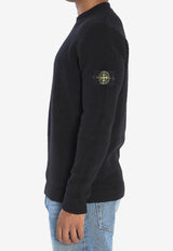 Stone Island Logo Patch Crewneck Sweater Black K2S155100056-S00N2-V0029