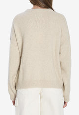 Loulou Studio Tristan Wool Sweater Beige TRISTAN--STONE