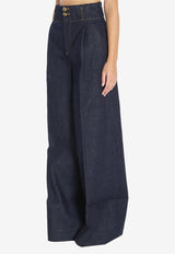 Zimmermann Hypnotic Wide-Leg Jeans Blue 6174PF251--NHTSKY