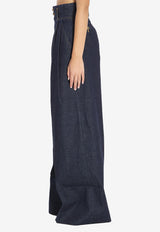 Zimmermann Hypnotic Wide-Leg Jeans Blue 6174PF251--NHTSKY