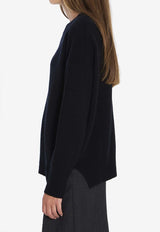 Allude Essential Crewneck Sweater Black 11151--90