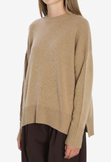 Allude Cashmere Crewneck Sweater Beige 11151--43