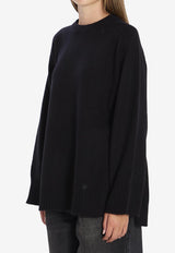 Loulou Studio Oversized Wool-Blend Sweater Black SAFI--BLACK