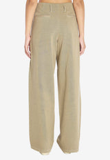 Golden Goose DB Wide-Leg Casual Pants Khaki GWP01203-P002072-15184