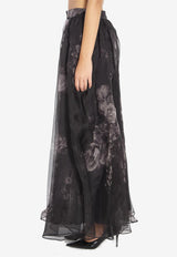 Zimmermann Hypnotic Maxi Tulle Skirt Black 5350SF251--GSFLT