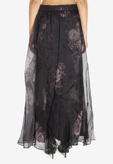 Zimmermann Hypnotic Maxi Tulle Skirt Black 5350SF251--GSFLT