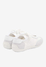 Roger Vivier Viv' Low Satin and Suede Sneakers White RVW79342800-TNM-89JH